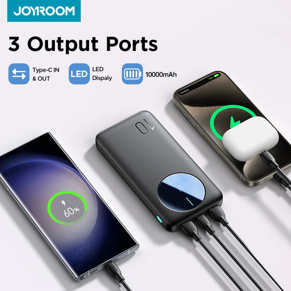 10000mAh 5V 2.4A Fast Charging Power Bank Small Portable Charger for iPhone Pro Max Samsung Galaxy Phone