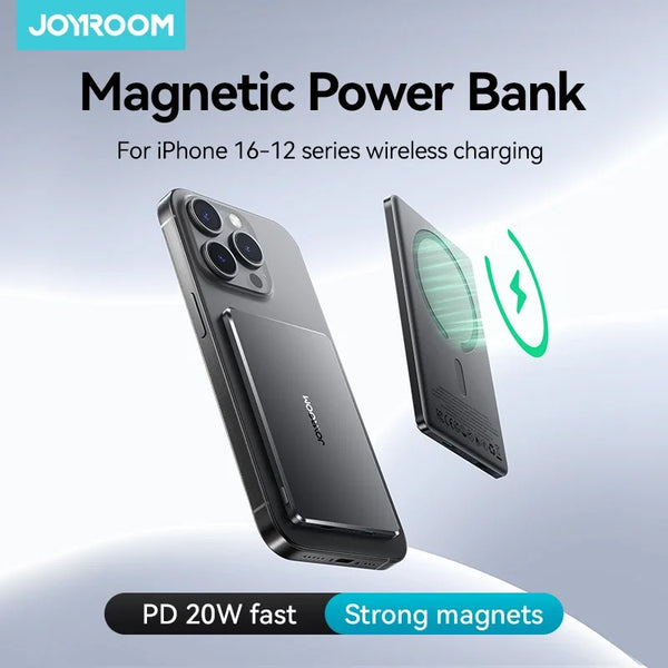 5000mAh 20W Power Banks Slim Wireless Portable Charger with USB-C Phone Cable Fast Charging Magnetic Battery Pack for Magsafe