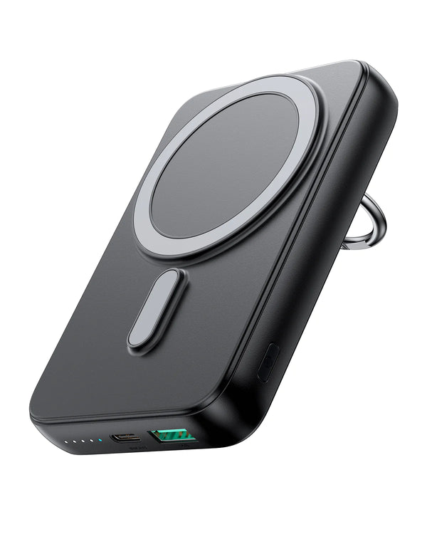 20W Magnetic Wireless Power Banks with Ring Holder 10000mAh