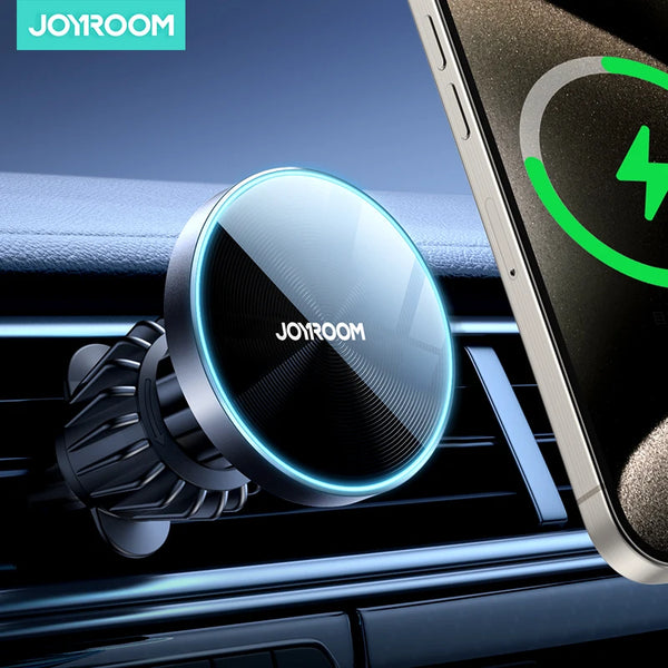 Magnetic Car Mount Wireless Car Charger for iPhone Holder 15W Magnetic Car Phone Holder Mount Wireless Fast Charging