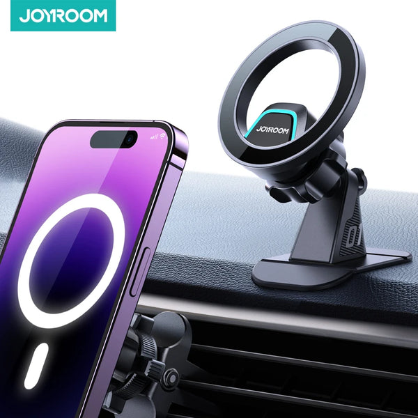 Magnetic Car Phone Mount Holder 20 Strongest Magnets Car Phone Holder Dash All-Metal Phone Mount Not Drop 3M Adhesive