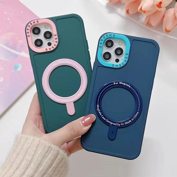 Magsafe Candy Liquid Silicone Soft Phone Cases For iPhone 15 Pro Max 14 13 Wireless Charging Cover