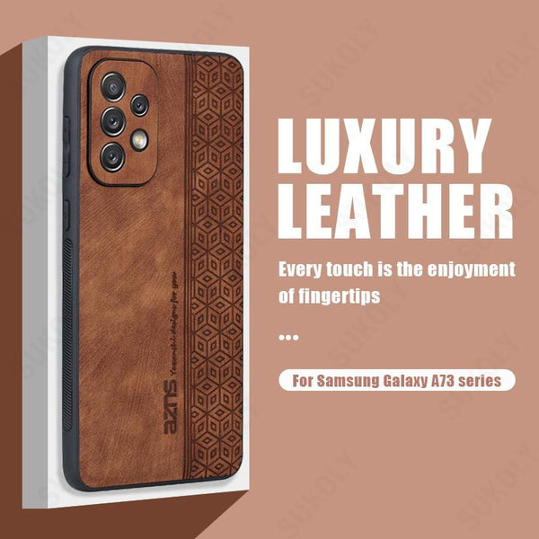 Luxury  PU Leather Case For Samsung Galaxy S23 S22 Ultra Plus S21 S20 FE S22 S23 5G Shockproof Hybrid Silicone Soft Phone Cover