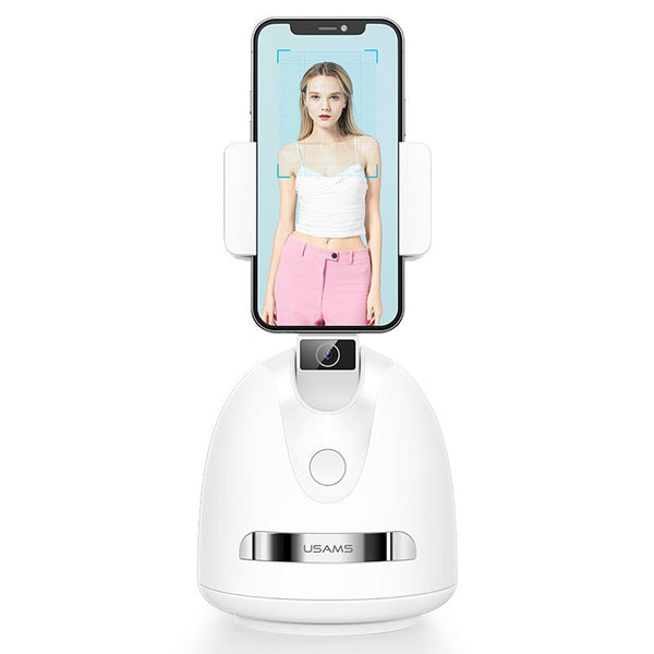 USAMS 360¡ã Smart Tracking Face Phone Holder Phone Camera Gimbal Stabilizer Selfie Stand For Vlog Live Video Recording Tiktok