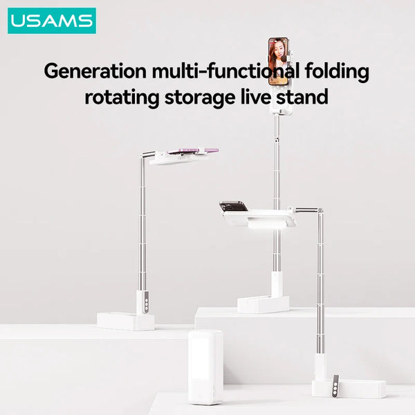 Phone Holder Lampe Selfie Fill Light For Video Conference Youtube Live Portable Folding Stand Holder For iPhone Pro Max